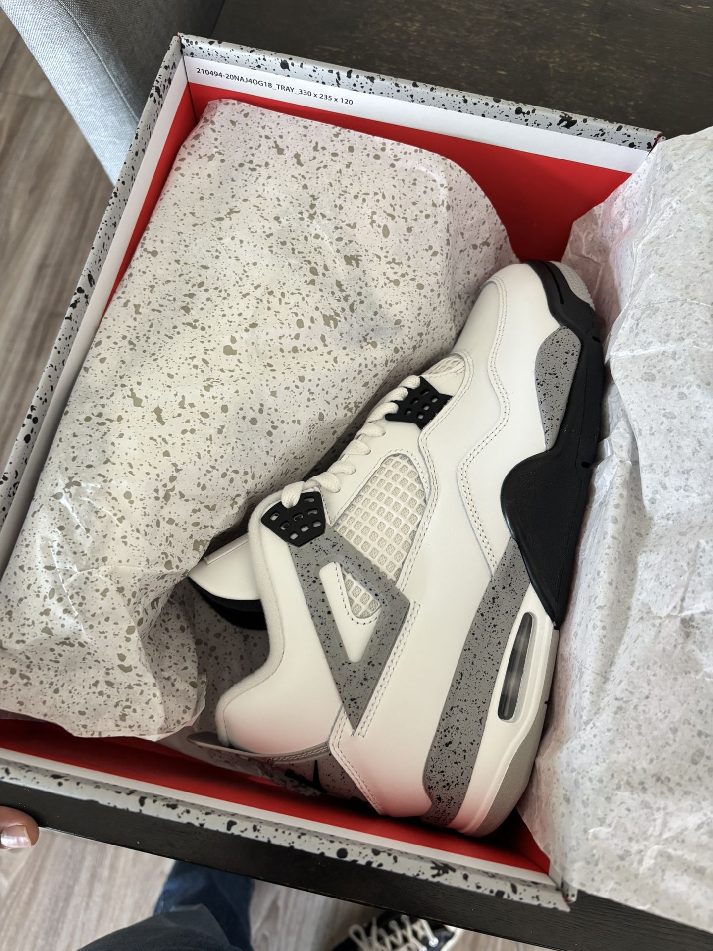 Jordan 4 White Cement
