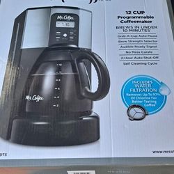 Like-New Mr. Coffee 12 Cup Programmable Coffemaker 