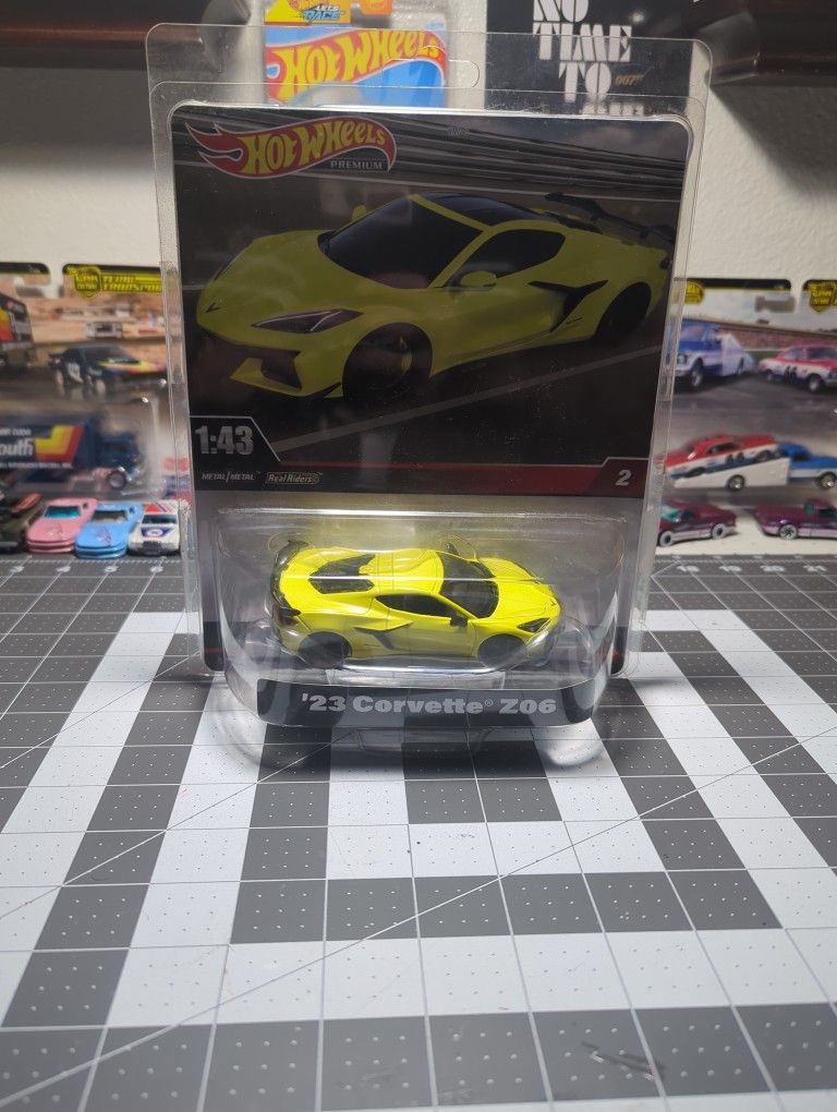 2023 1:43 HOT WHEELS PREMIUM Car Culture '23 Corvette Z06 #2