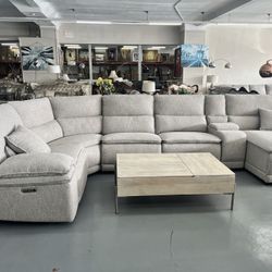 Modern Sectional,oversized Sectional, Extra Back Support Cushion, Chaise 