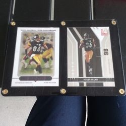 Hines Ward Topps And Donruss Elite Football Cards 