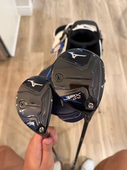 Mizuno JPX 5 wood and hybrid