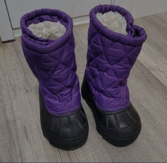 Kids Connection Purple Toddler Winter Boots