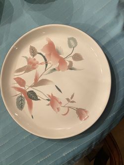 Full set of mykaska silk flowers dinner ware