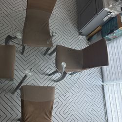🍽️ Modern Glass Dining Set – Table + 4 Chairs – Great Deal!