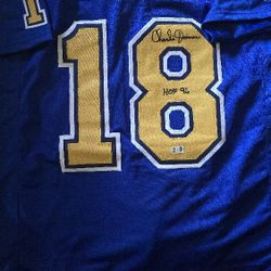 Charlie Joiner Autographed/Signed Jersey BECKETT San Diego Chargers Los Angeles