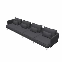 Ikea SÖDERHAMN Dark Grey Couch
