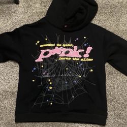 Black Sp5der Hoddie V2 Medium 