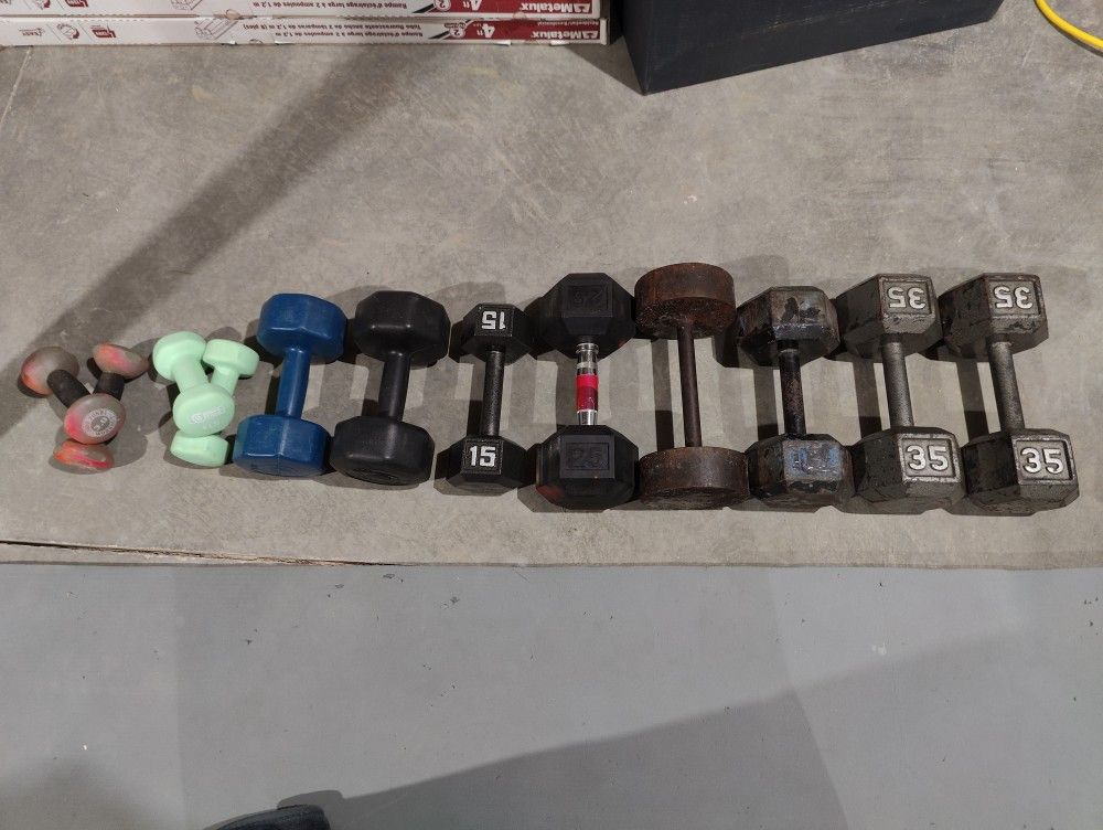 Misc. Dumbbells $0.75 Per Lb