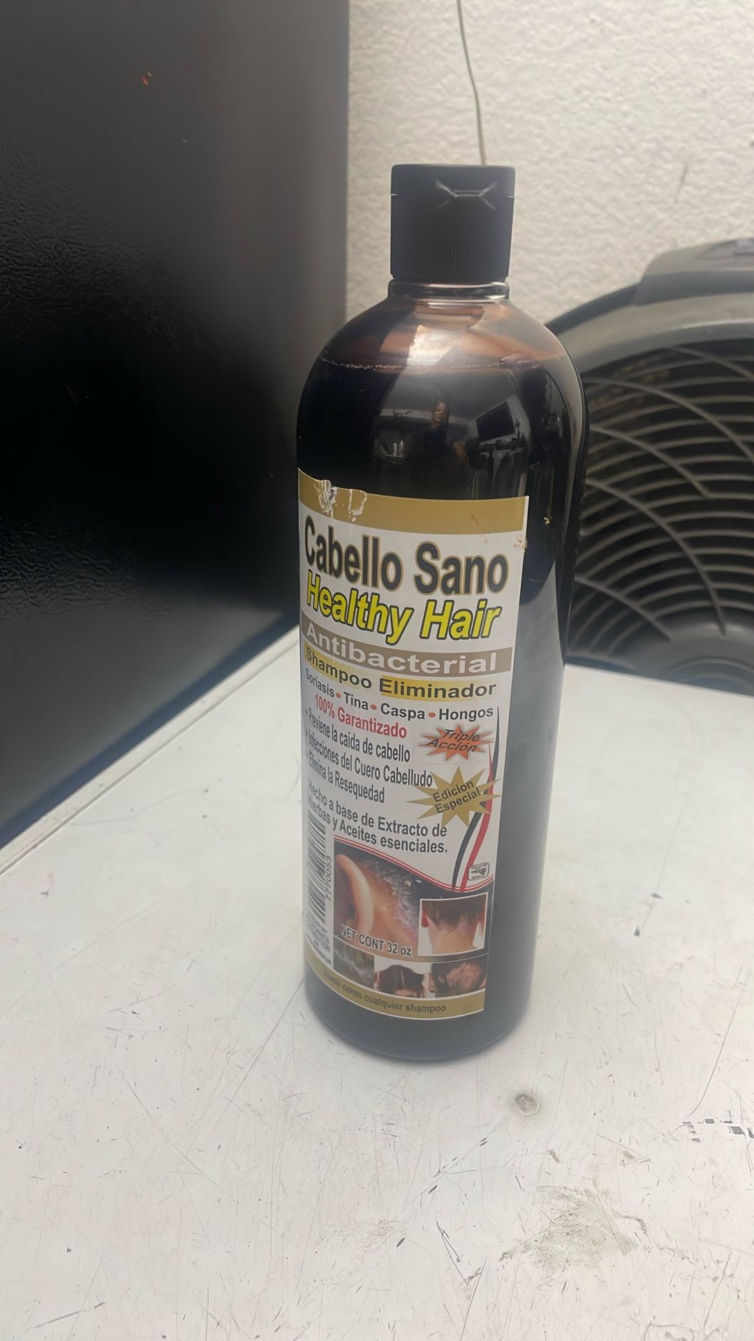 Shampoo cabello sano para caspa muy aburrida y hongo antibacterial