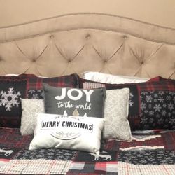 King Upholstered headboard