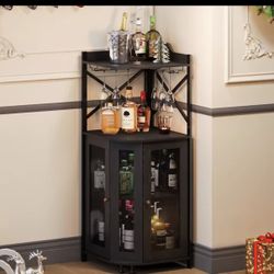 Bar Corner Cart 