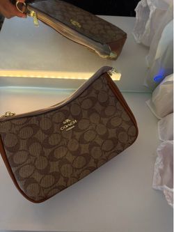 Brown coach bag