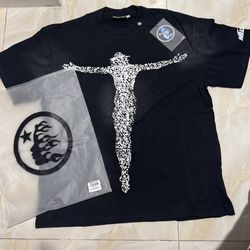 size small Hellstar Jesus QR-code T-shirt