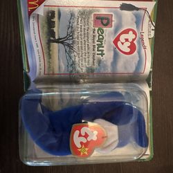 Beanie Baby Peanut The Royal Blue Elephant 