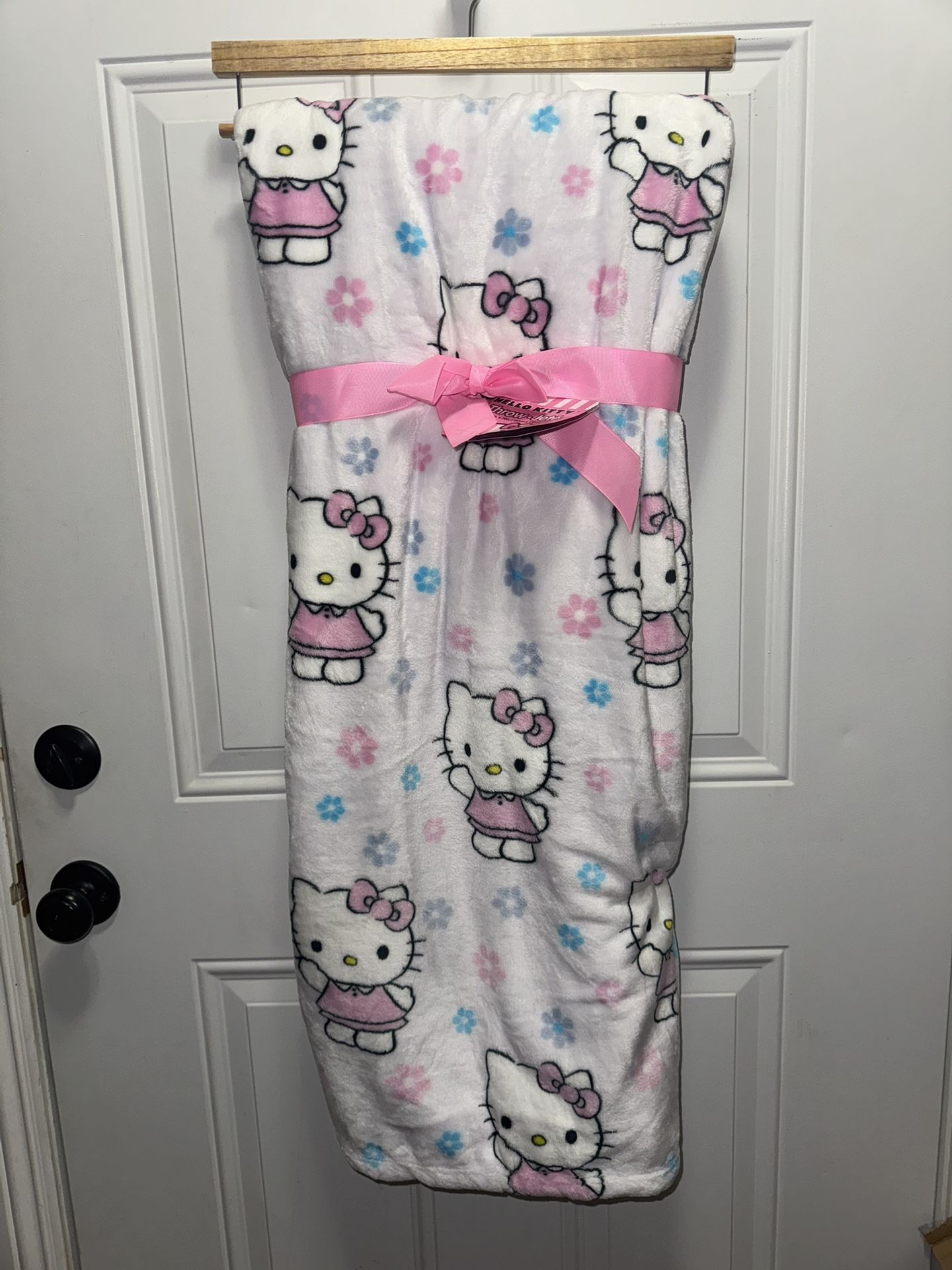 Hello Kitty Throw Blanket $25
