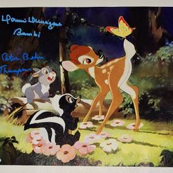 🔥Donnie Dunagan and Peter Behn autographed canvas Beckett COA🔥