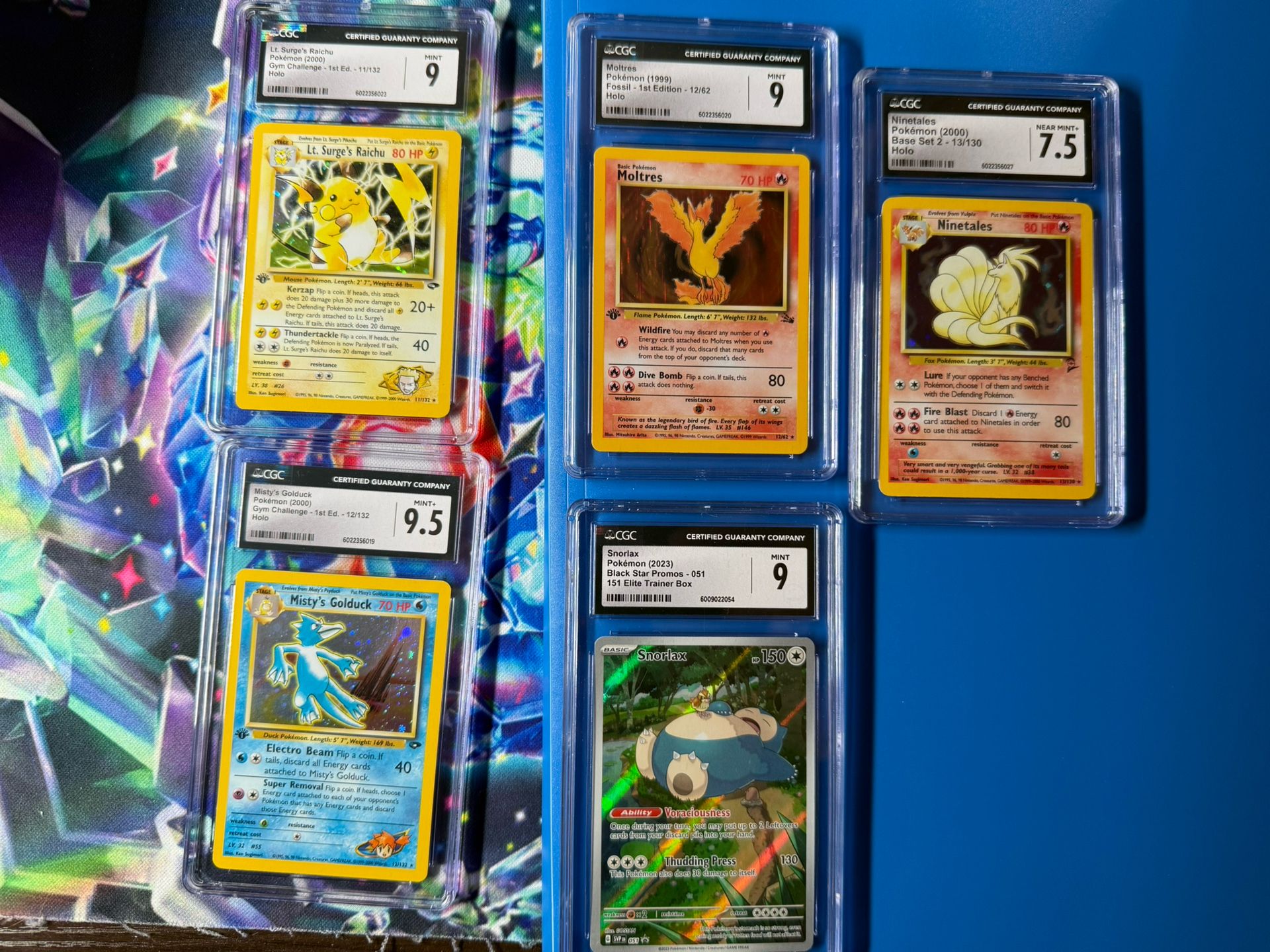 CGC Pokemon Card Lot And 1 TAG Vintage And Modern
