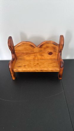 Solid Wood, Doll Church Bench