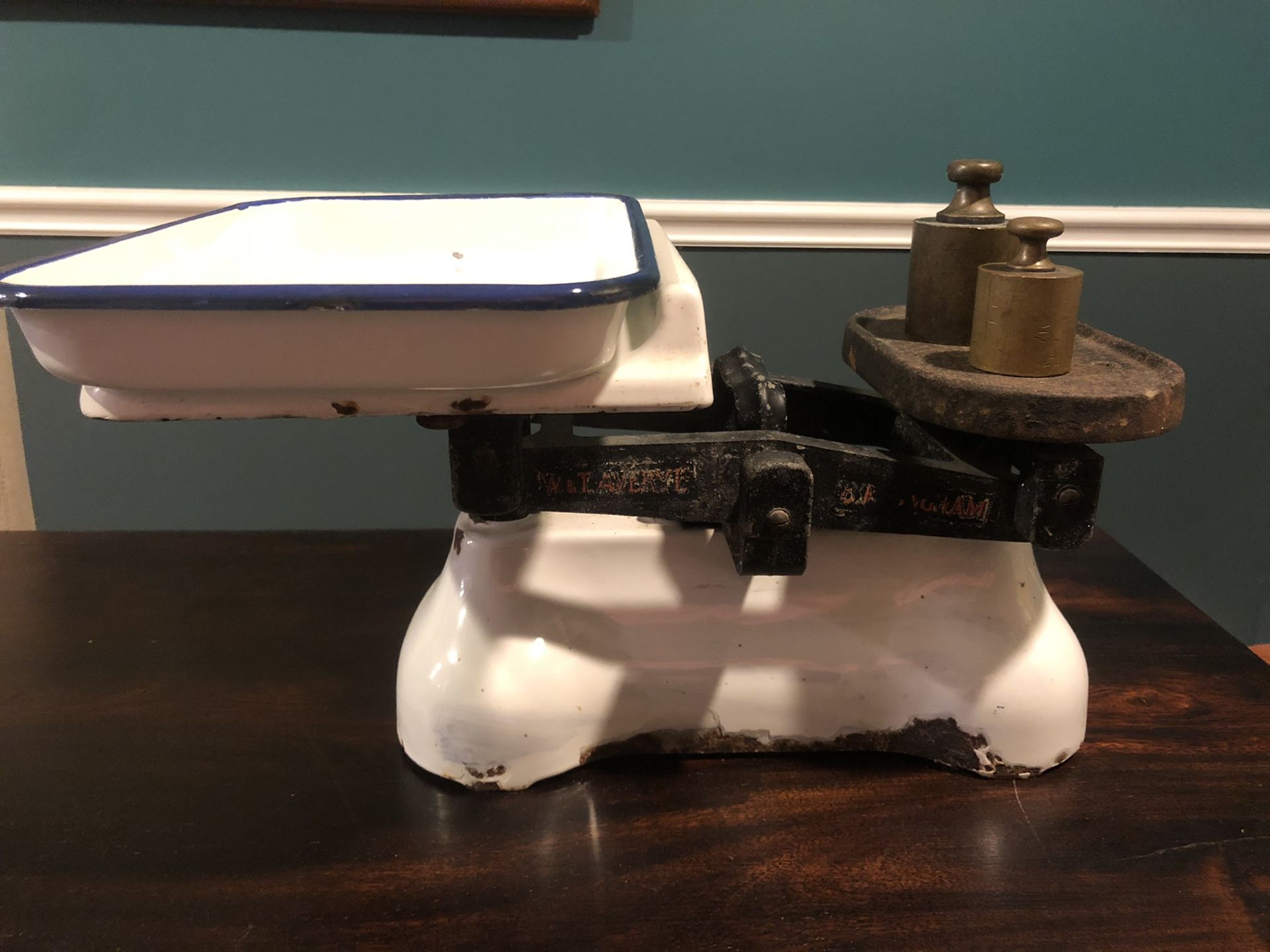 Antique W&T Avery - Birmingham Porcelain Scale