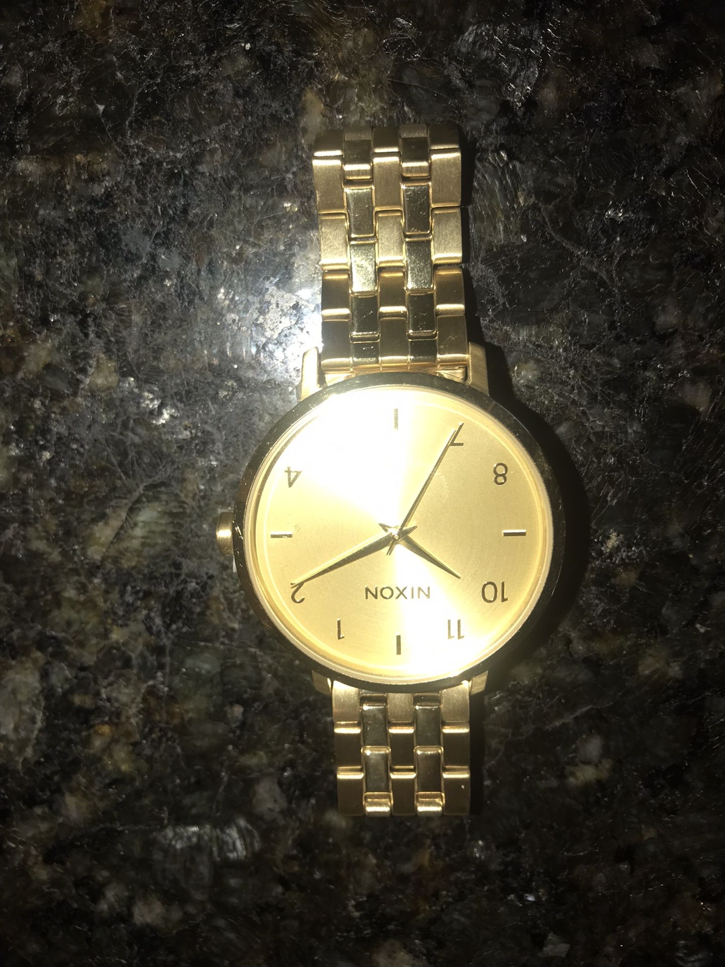 Gold Nixon Watch