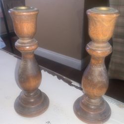 Maple Candle Holders