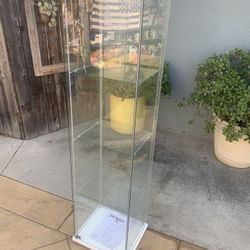 IKEA DETOLF Curio Glass Cabinet 