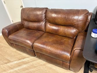 Leather reclining Sofa