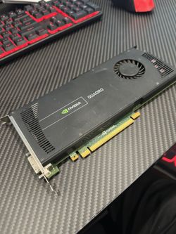 Quadro 4000 2GB Nvidia GDDR 5 PCI- E Graphics Video DVI, Display Card