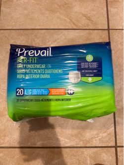 Prevail Per-Fit Extra Disposable Underwear Pull On with Tear Away Seams Large, PF-513/1, 39, 20 Ct