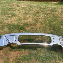 Chrome  Bumper With Winch Cutout 