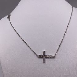 925 Italian Cross Necklace 