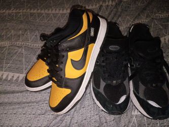 Nike Dunk Low Yellow and Black Sneakers