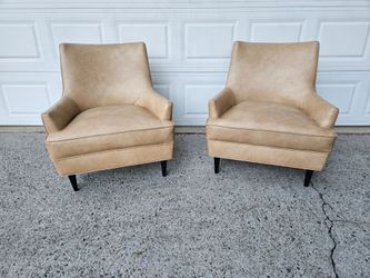 2 Accent chairs Mid-Century Modern Style Pair