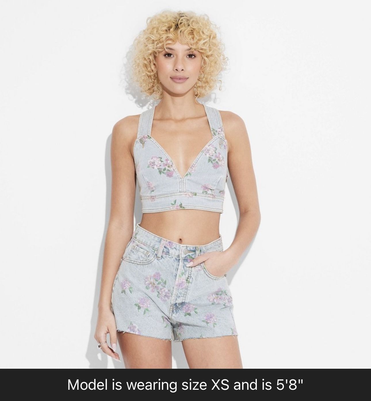 Denim Crop Top