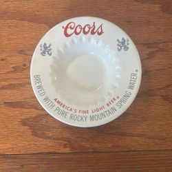 Vintage Coors 6” Ashtray’s