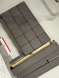 Gray head and foot board