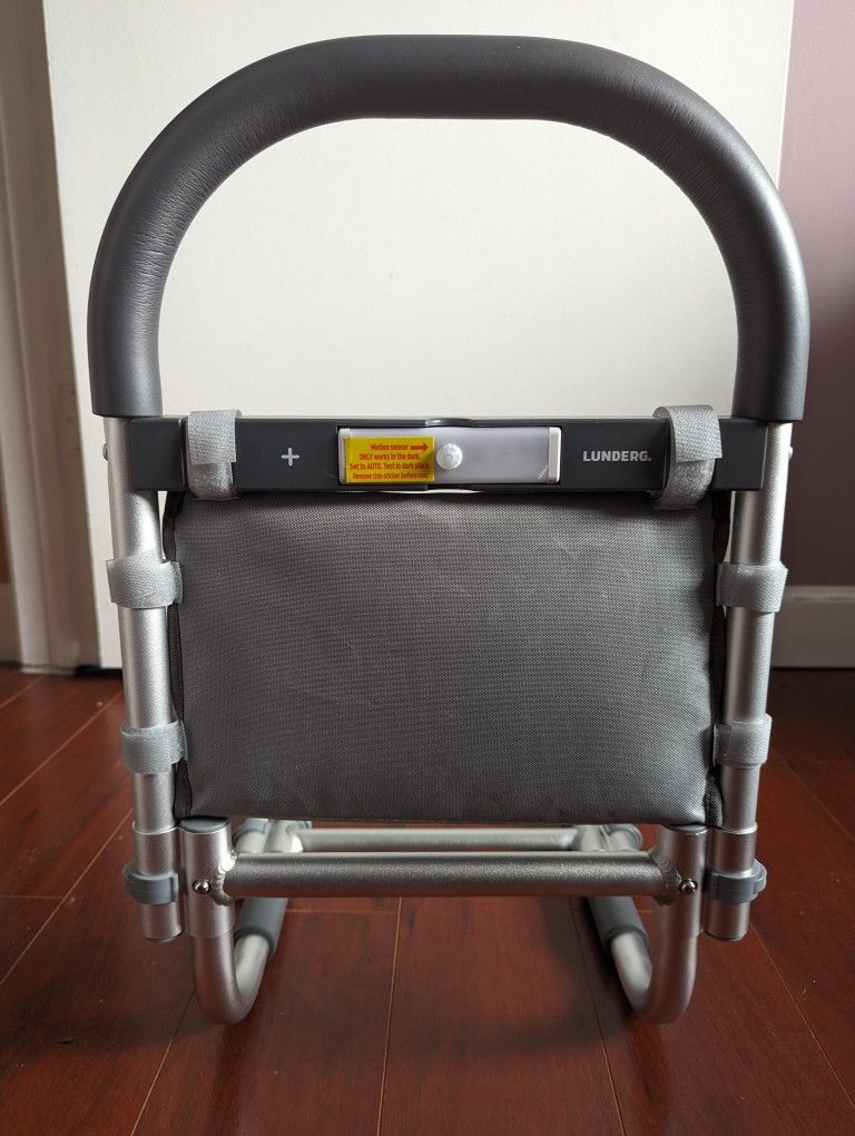 Lunderg Bed Rails for Elderly Adults Safety - with Motion Light & Storage Pocket - Bed Railings for Seniors & Surgery Patients