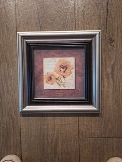 Framed Floral Art Print; King Rose Gallery - Rowena