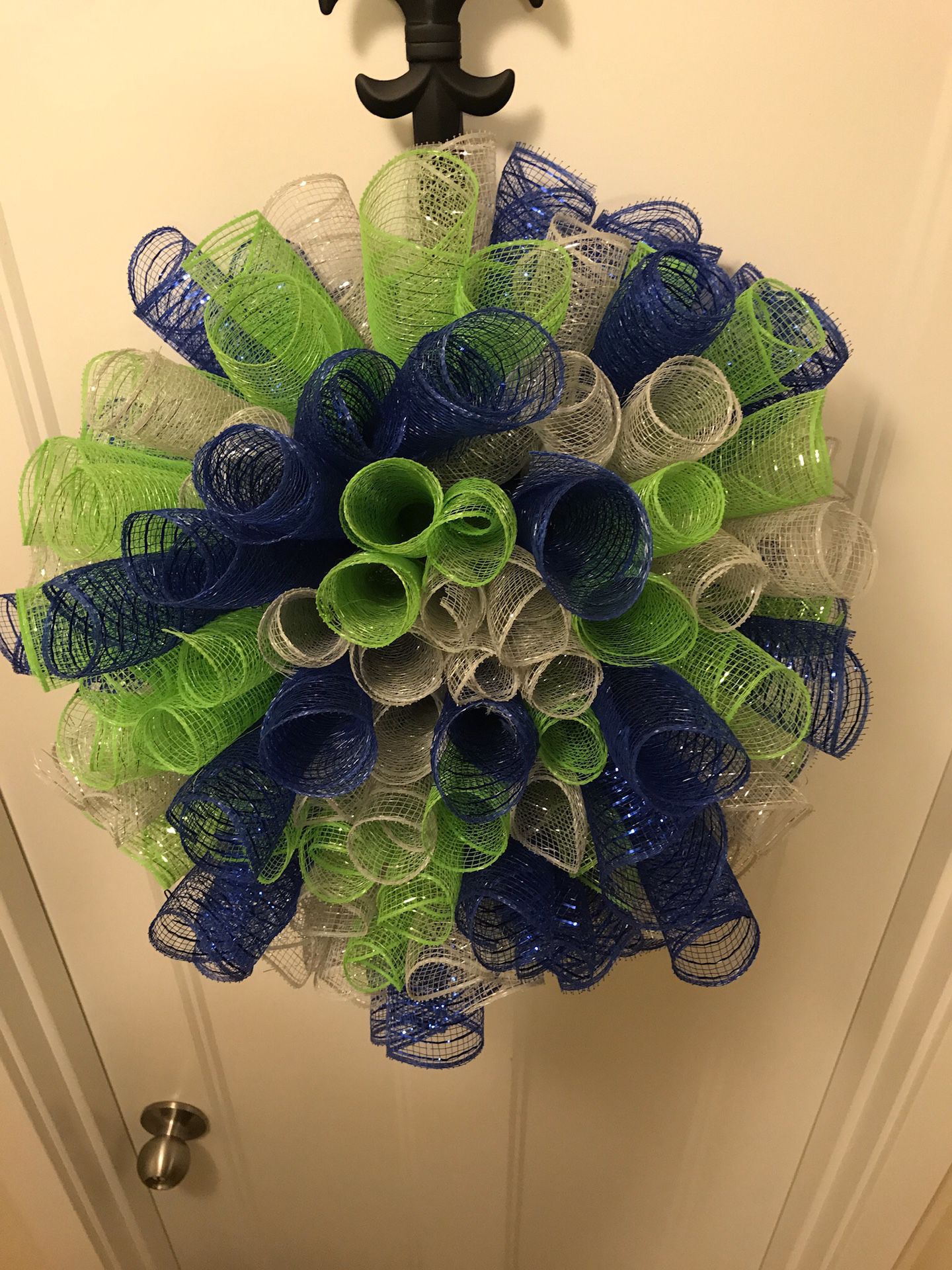 Seahawks Inspired Wreath