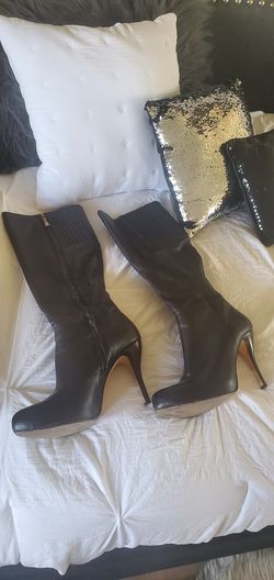 Maxstudio Leather dark brown boots