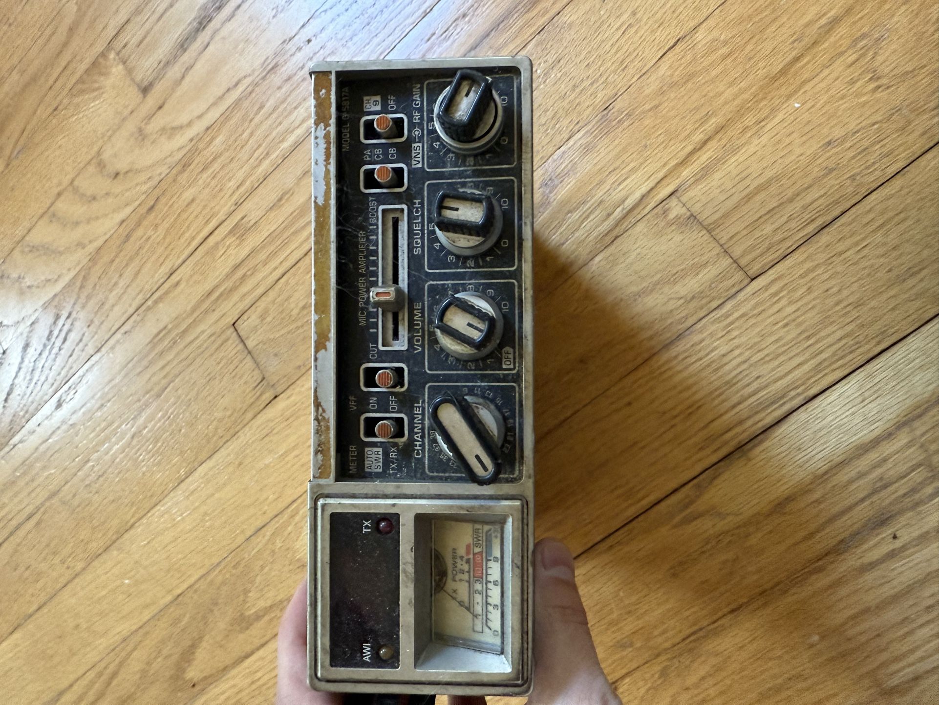 Old Unknown CB Citizens Band Radio