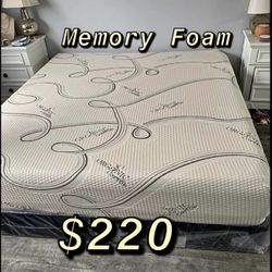 New Queen Memory Foam Mattress Only $220