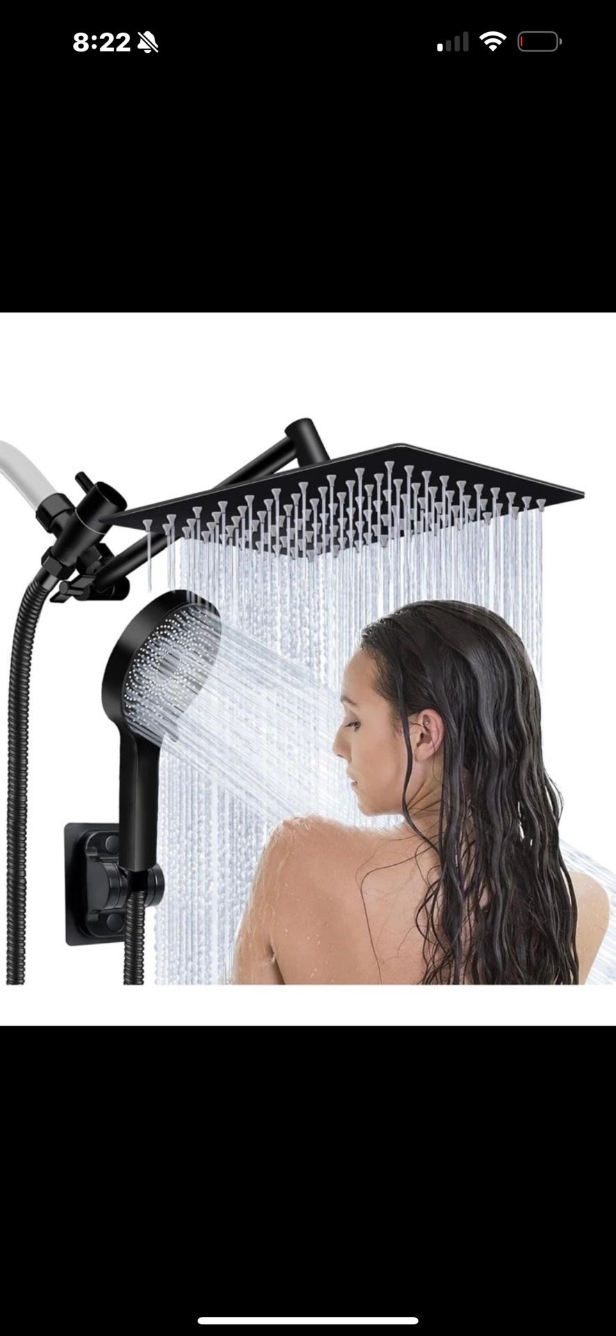 Shower Head,10”Rain Shower Head with Handheld Spray Combo