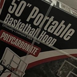 50” Portable Basketball Hoop