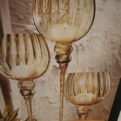 Glass Tall Votives