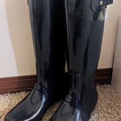 Navy Blue Hunter Boots