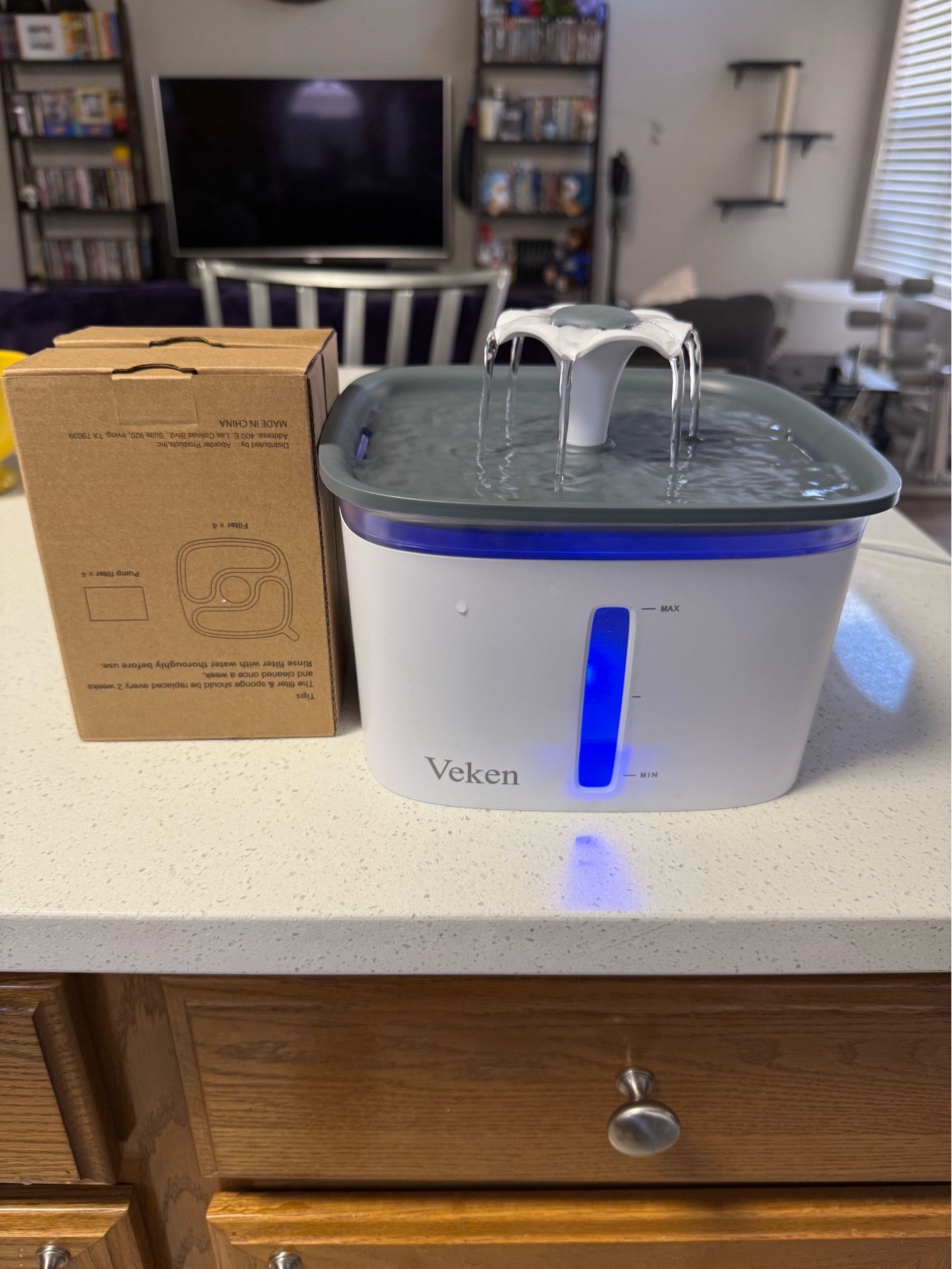 Pet water fountain