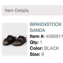 Birkenstocks Size 9 