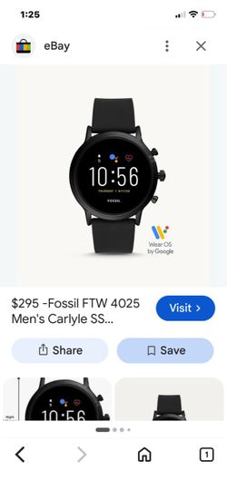 Fossil smart watch